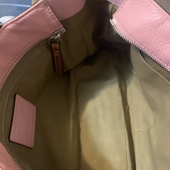 Coach Chelsea pink pebbled leather shoulder bag - Picture 6 of 10